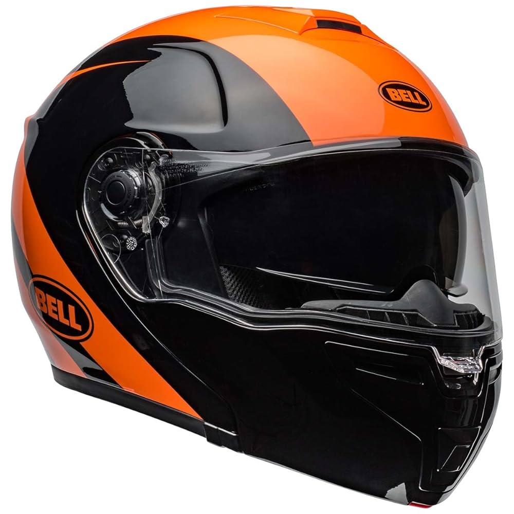 Bell SRT Modular Helmet (Gloss Velo Black/Orange - Small